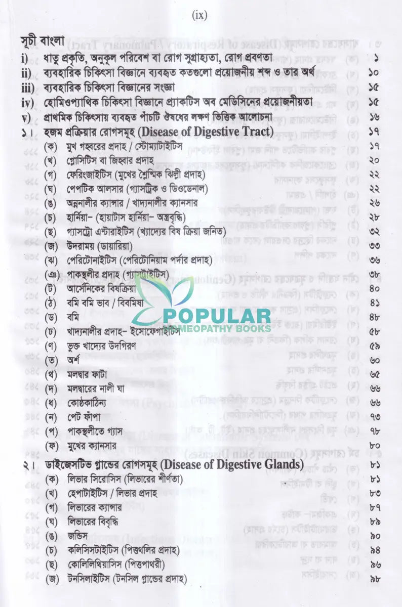 প্র্যাকটিস অব হোমিওপ্যাথিক মেডিসিন (ডা. হুমায়ূন বিশ্বাস) Homeopathy Books