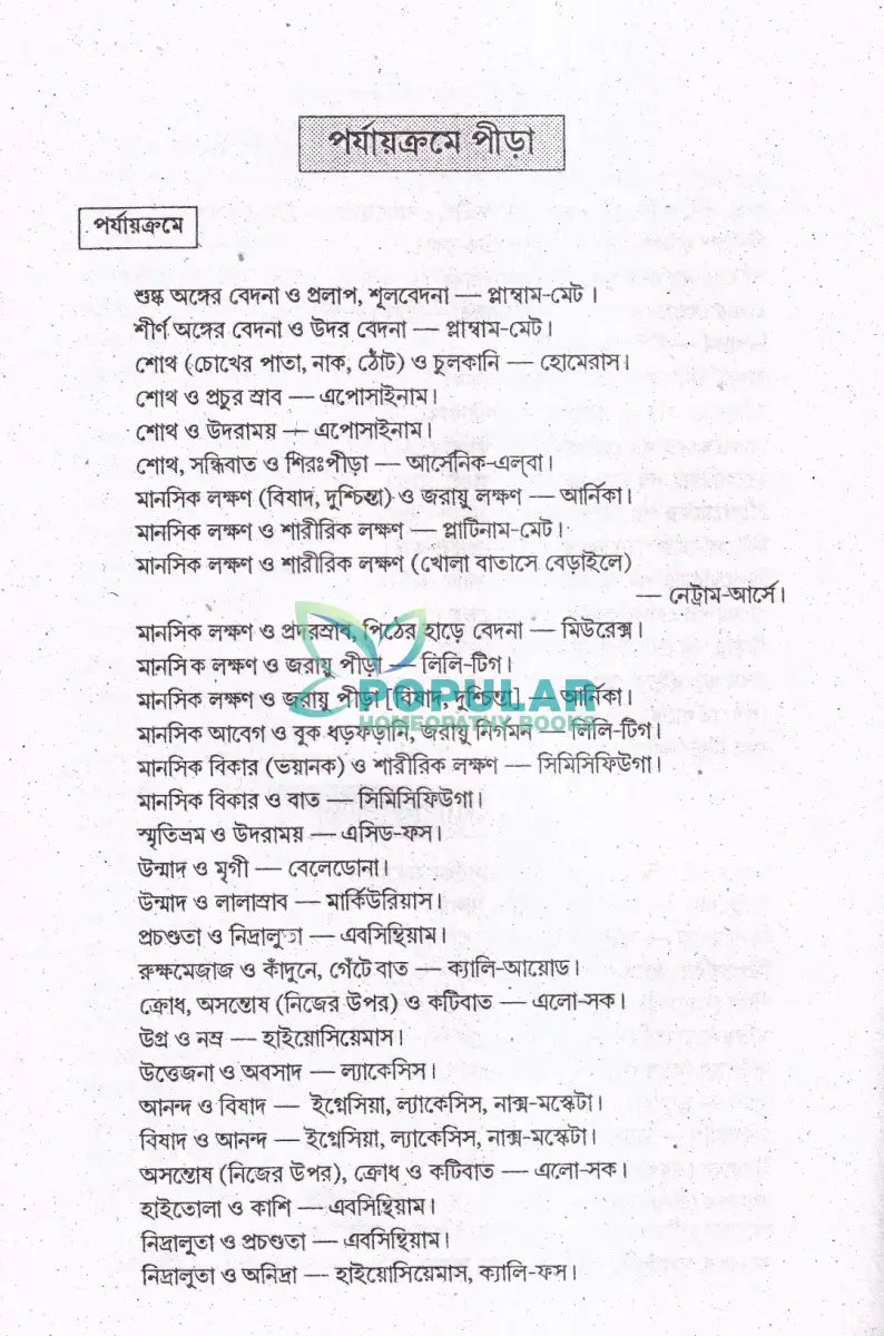 পুরাতন ও জটিল রোগে হোমিওপ্যাথি Homeopathy Books