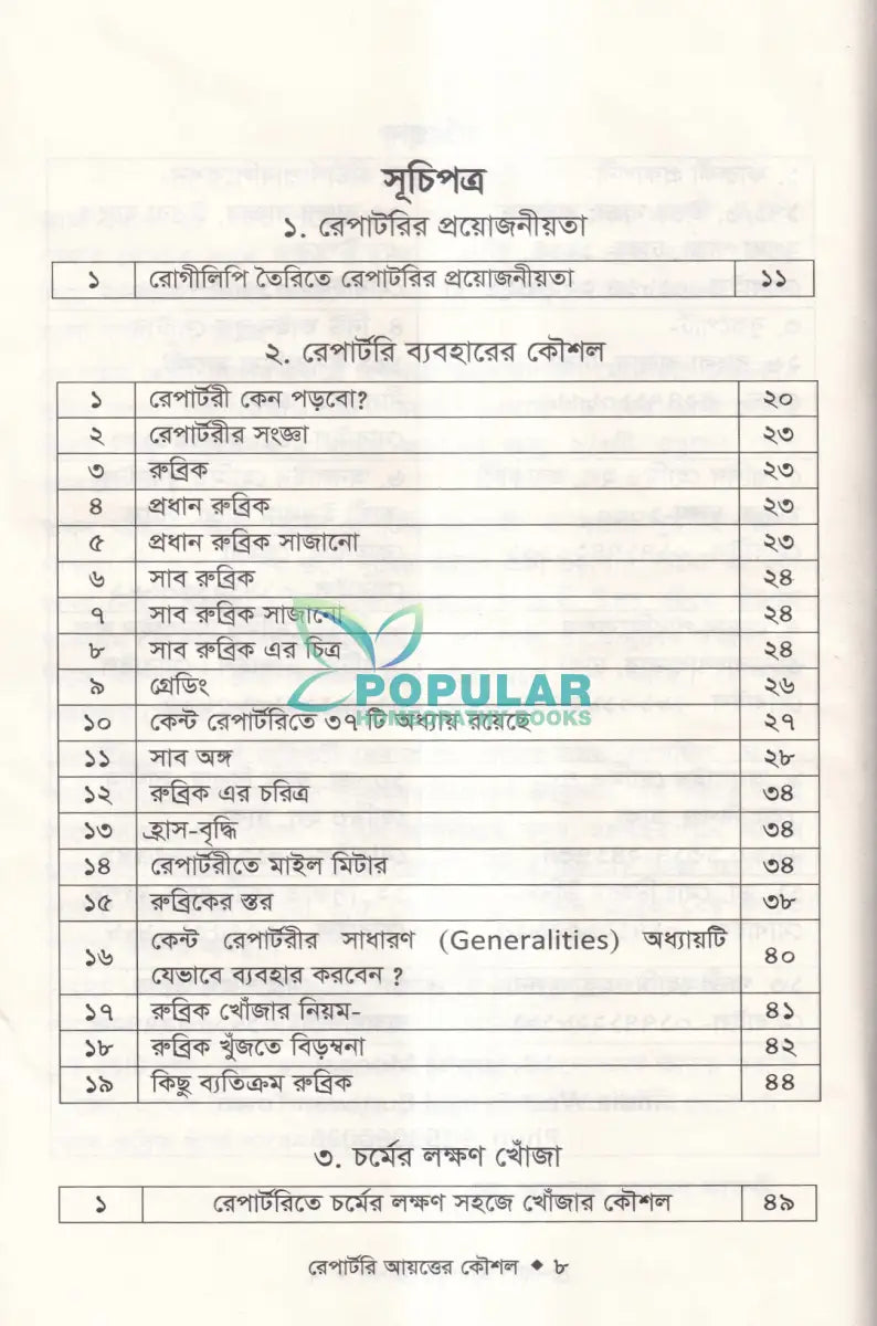 রেপার্টরী শেখার সহজ কৌশল Homeopathy Books