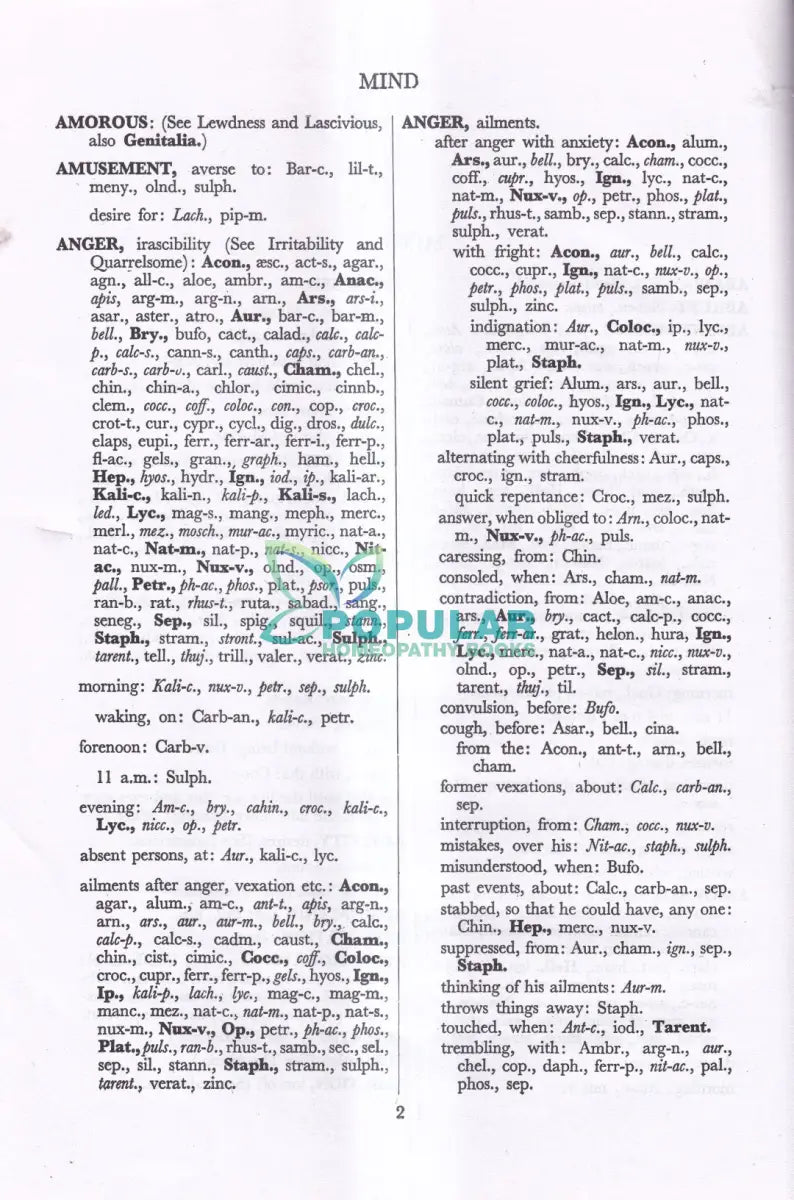 REPERTORY OF THE HOMOEOPATHIC MATERIA MEDICA Homeopathy Books