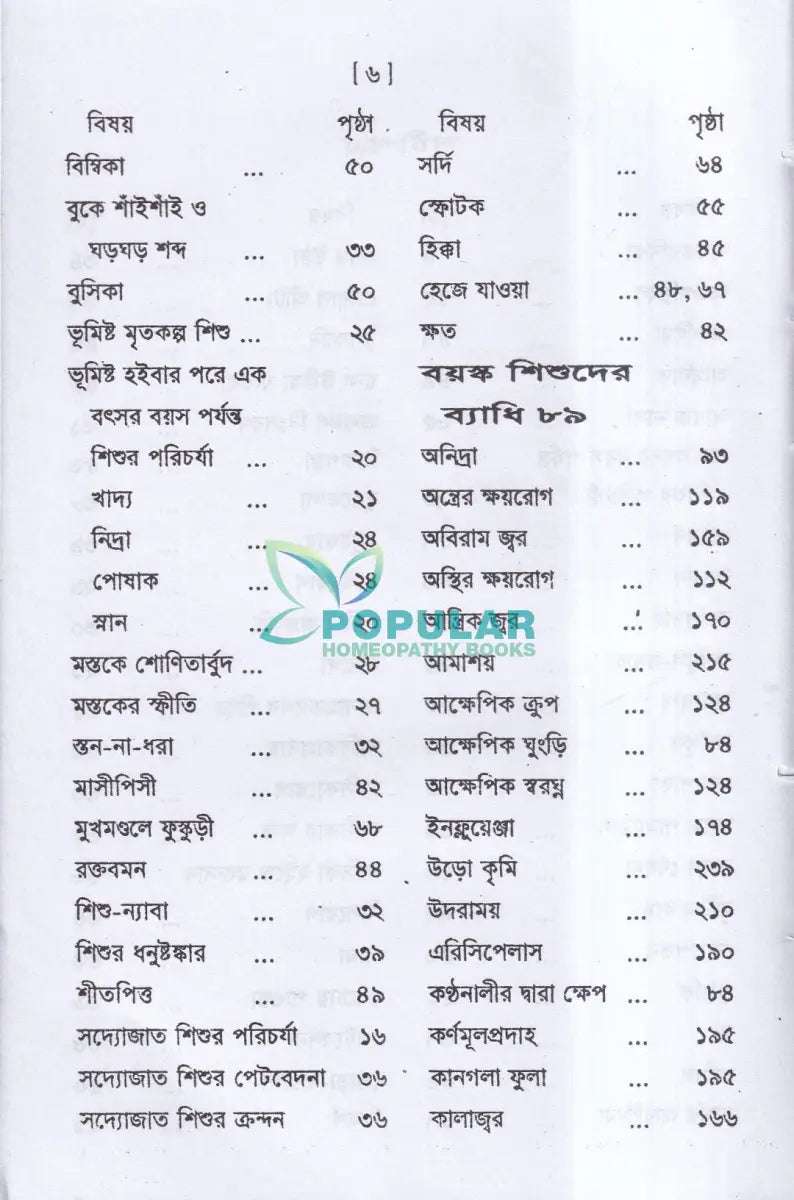 শিশুরোগ চিকিৎসা Homeopathy Books