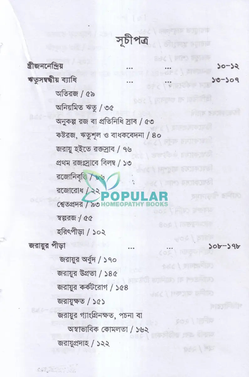 স্ত্রীরোগ চিকিৎসা Homeopathy Books