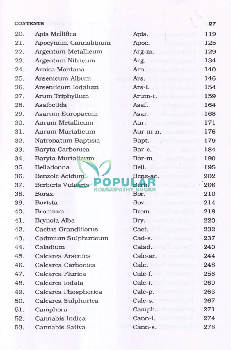 SYSTEMATIC MATERIA MEDICA OF Homoeopathic Remedies Homeopathy Books