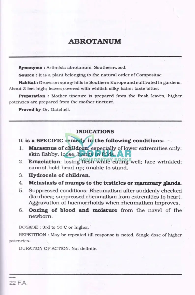 SYSTEMATIC MATERIA MEDICA OF Homoeopathic Remedies Homeopathy Books