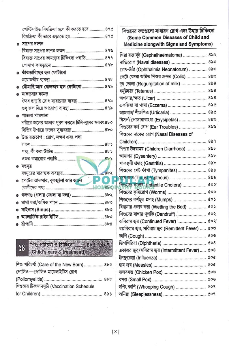ত্বরিৎ আরোগ্য বিধান Homeopathy Books