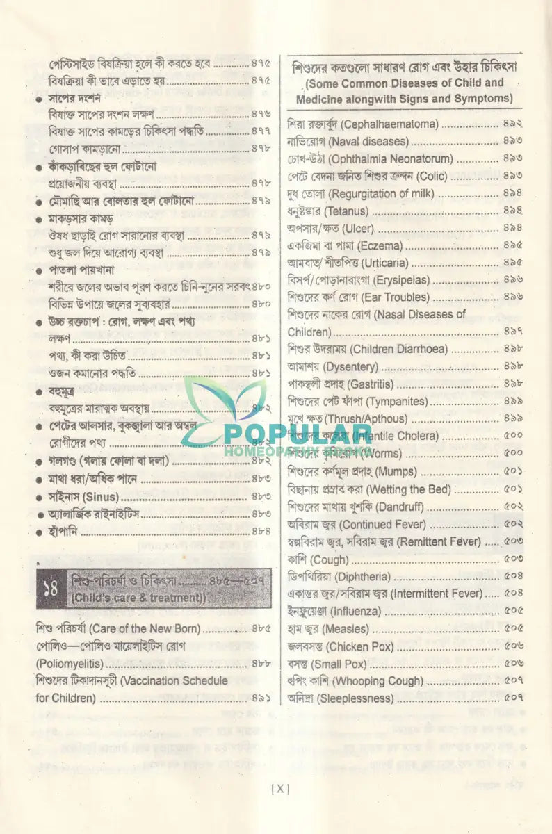 ত্বরিৎ আরোগ্য বিধান (ইন্ডিয়ান) Homeopathy Books
