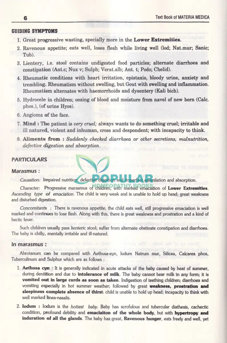 Text Book of MATERIA MEDICA Homeopathy Books