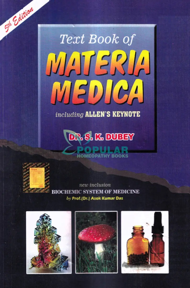Text Book of MATERIA MEDICA Homeopathy Books