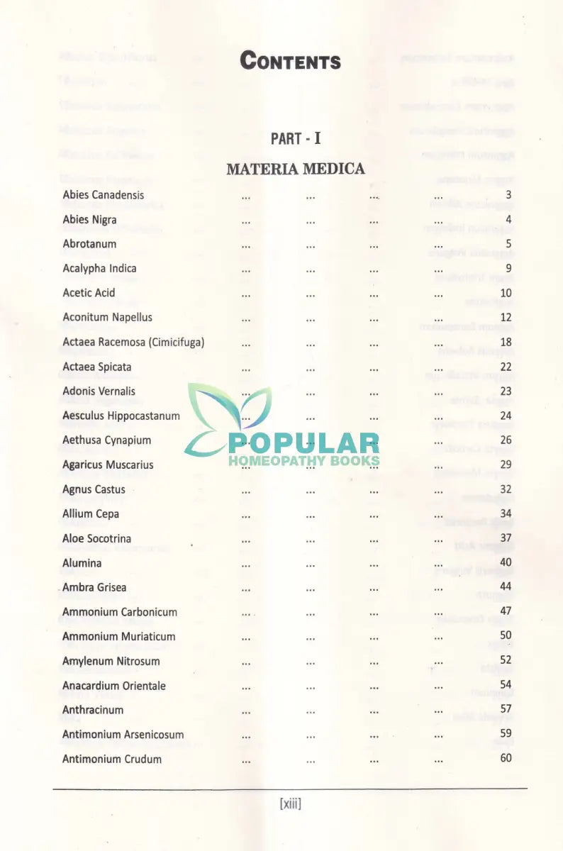 Text Book of MATERIA MEDICA Homeopathy Books