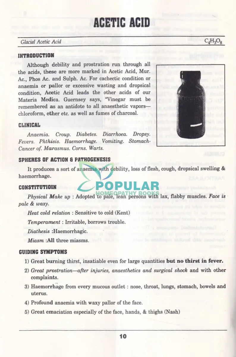 Text Book of MATERIA MEDICA Homeopathy Books