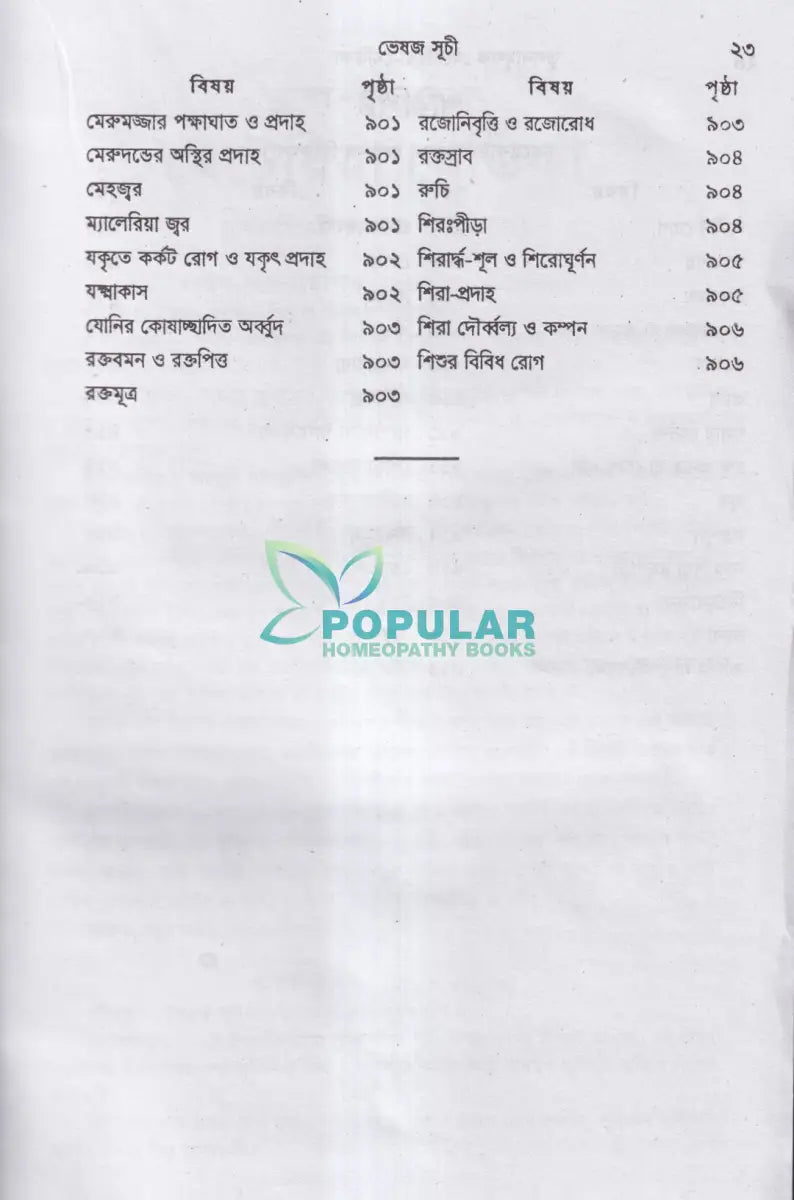 তুলনামূলক মেটিরিয়া মেডিকা Homeopathy Books