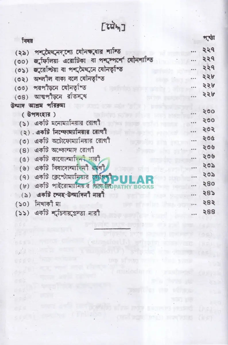 উন্মাদ ও মনোব্যাধির চিকিৎসা Homeopathy Books