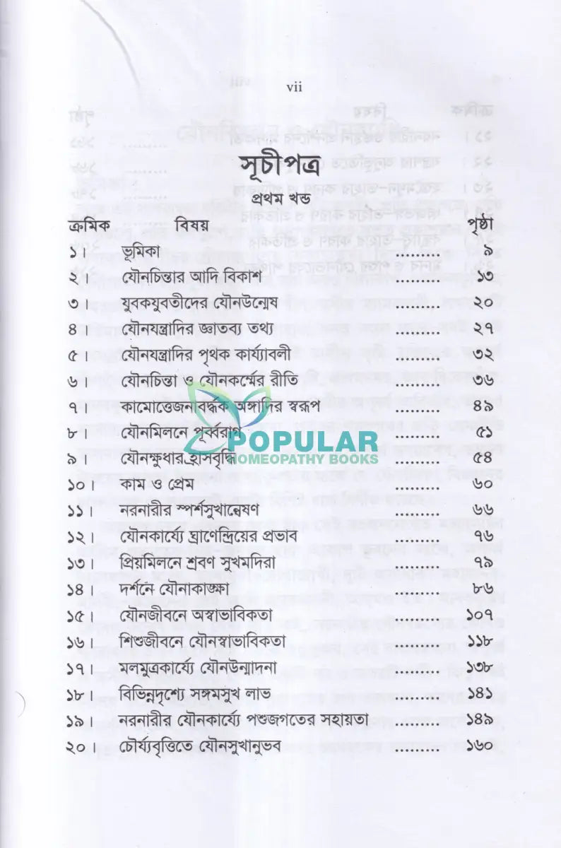 যৌনবিজ্ঞান ও যৌনব্যাধি Homeopathy Books